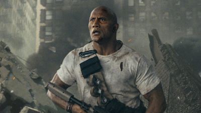 "Rampage": Dwayne Johnson und ein Riesenaffe auf dem ersten Poster zur Videospielverfilmung