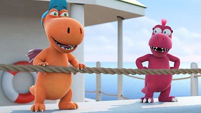 bild aus der news Im Trailer zu "Der kleine Drache Kokosnuss 2" geht es ins Drachen-Dschungelcamp