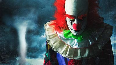 bild aus der news Der Trailer zum Horror-Trash "Clownado" hält genau das, was der Titel verspricht