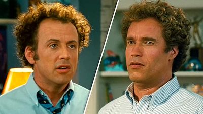 bild aus der news Täuschend echt und verdammt witzig: Sylvester Stallone und Arnold Schwarzenegger als "Stiefbrüder"