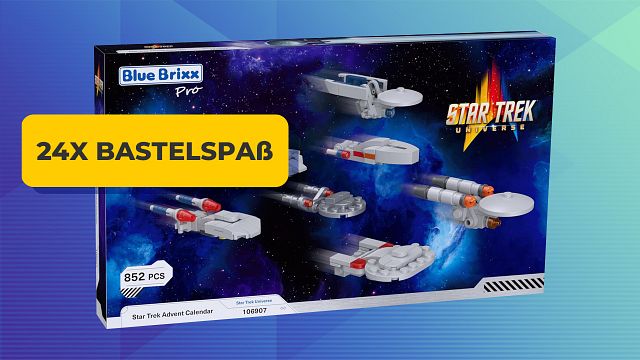 bild aus der news Mit diesem Trekkie-Traum hebt ihr ab: Der "Star Trek"-Adventskalender enthält fast 900 Teile und macht jede Menge Spaß