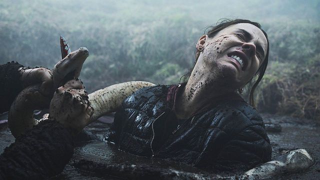 bild aus der news Fieser Survival-Thriller heute erstmals im TV: Mit der Ex und einer Riesenschlange im Treibsand gefangen!