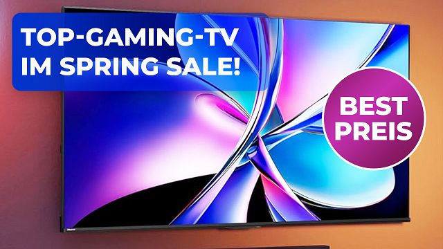 bild aus der news 4K-TV in 55 Zoll zum Kampfpreis: Preis-Leistungs-Gaming-Fernseher im Amazon Spring Sale