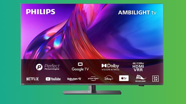 65-Zoll-Fernseher drastisch reduziert: Amazon haut stark ausgestatteten 4K-TV mit Ambilight als Schnäppchen raus