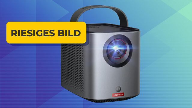 bild aus der news Großes Kino, egal wo ihr seid: Diesen tragbaren Mini-Beamer mit 150-Zoll-Bild bekommt ihr jetzt über 100 Euro günstiger