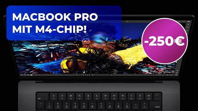 bild aus der news MacBook Pro jetzt weitaus günstiger: Holt euch den neuen Apple-Laptop mit M4-Chip zum Spitzenpreis im Angebot