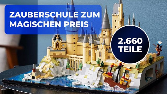 bild aus der news Schloss Hogwarts von LEGO endlich deutlich günstiger bei Amazon!