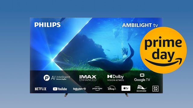 Mächtige 77 Zoll: Diesen Philips OLED-TV mit stimmungsvollem Ambilight gibt es nur noch heute 20 Prozent günstiger