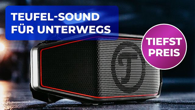 bild aus der news Starker Outdoor-Sound zum neuen Tiefstpreis: Teufel Rockster Cross mit Gutscheincode sichern