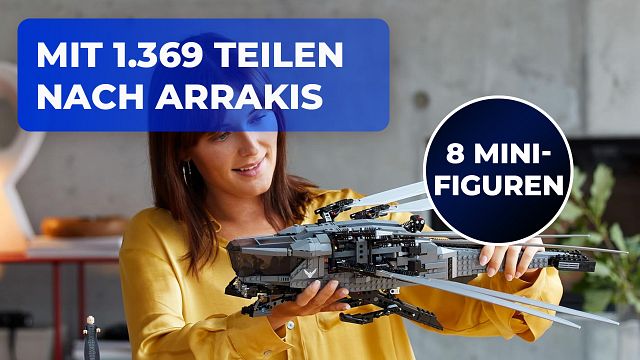 bild aus der news "Dune" als LEGO ist das beste Sci-Fi-Set seit Jahren: Holt euch den Atreides Ornithopter jetzt zum Hammerpreis!