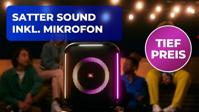 bild aus der news JBLs Party-Würfel war noch nie so günstig: Sichert euch die Bluetoothbox mit Mikrofon