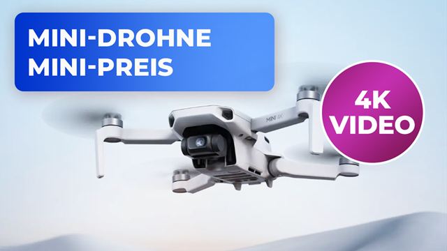 Eine kleine 4K-Drohne von DJI geht bei Amazon gerade weg wie geschnitten Brot! Kein Wunder, bei diesem Preis