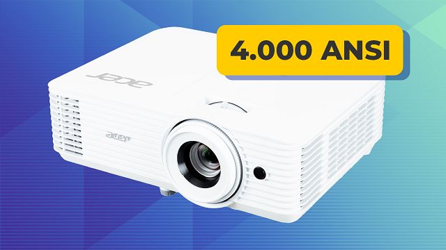 bild aus der news Der beste Preis-Leistungs-Beamer für die Fußball-EM: Dieser 4K-Projektor von Acer macht sogar im Garten eine gute Figur