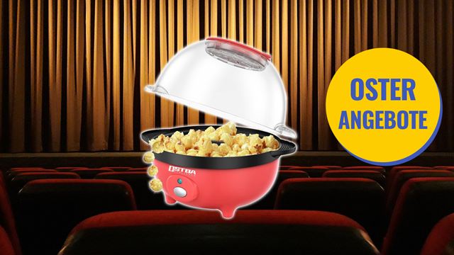 Das heißeste Heimkino-Highlight beim Amazon Spring Sale: Eine Popcornmaschine hat euch noch gefehlt!