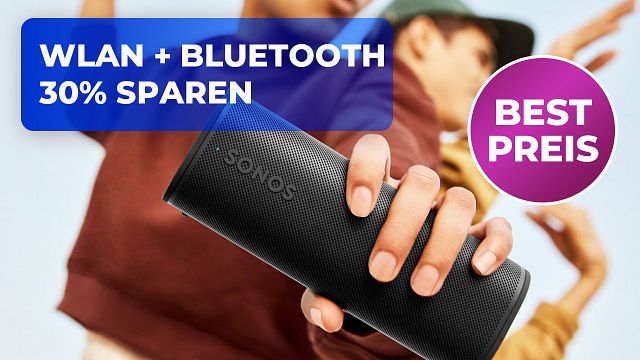 bild aus der news Sonos Roam 2: Der beliebte Bluetooth-Lautsprecher und Multiroom-Speaker war noch nie günstiger als jetzt bei Amazon
