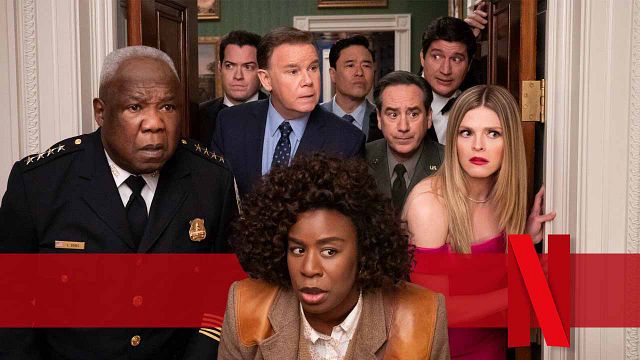 bild aus der news Mord im Weißen Haus: Ist das etwa Hugh Jackman in der neuen Krimi-Serie "The Residence" auf Netflix?