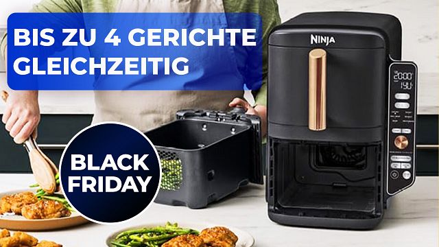 bild aus der news Ein Ninja in der Küche! Bestseller Heißluftfritteuse mit genialen Features am Black Friday günstig schnappen