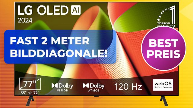 bild aus der news Der günstigste OLED-TV mit 77 Zoll auf dem Markt: Dieses LG-Monster bietet das perfekte Preis-Leistungs-Verhältnis