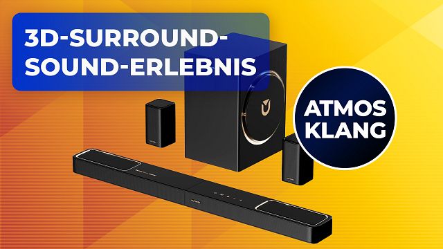 bild aus der news Heftig reduziert: Bei dieser schicken Atmos-Soundbar mit Subwoofer & Surround-Lautsprechern spart ihr jetzt über 30 Prozent