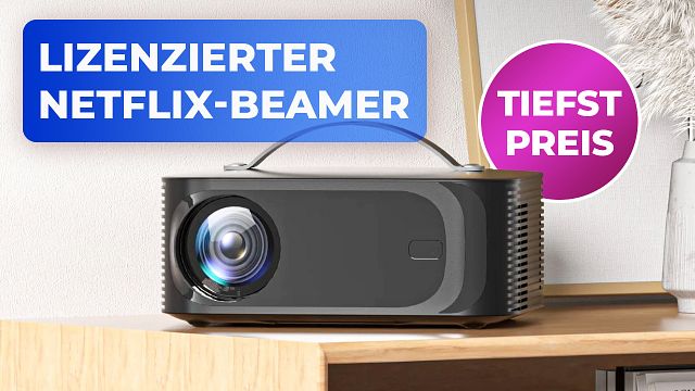 bild aus der news Amazon haut Netflix-Beamer zum Schnäppchenpreis raus: Spart jetzt 48 Prozent auf das Heimkino-Highlight