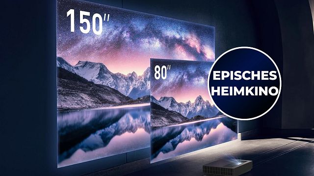 bild aus der news Gewaltige 150 Zoll, 4K, 3D & mehr: Dieser Beamer hat es in sich!