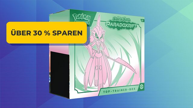 bild aus der news Nur für kurze Zeit! Diese Pokémon-Top-Trainer-Box der Karmesin & Purpur-Reihe ist derzeit massiv im Preis reduziert