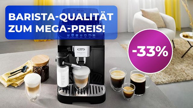 bild aus der news Barista-Qualität zum Schnäppchenpreis: Dieser 33 % reduzierte Kaffeevollautomat von De’Longhi kratzt an der Oberklasse