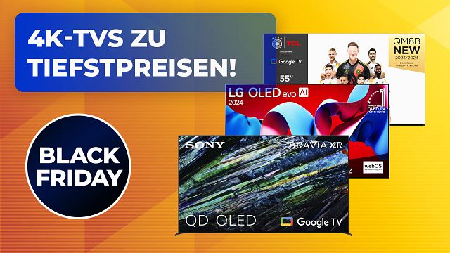 bild aus der news Die 10 besten 4K-TVs am Black Friday: Diese Fernseher waren noch nie günstiger - Tiefstpreise schon ab unter 300 Euro!