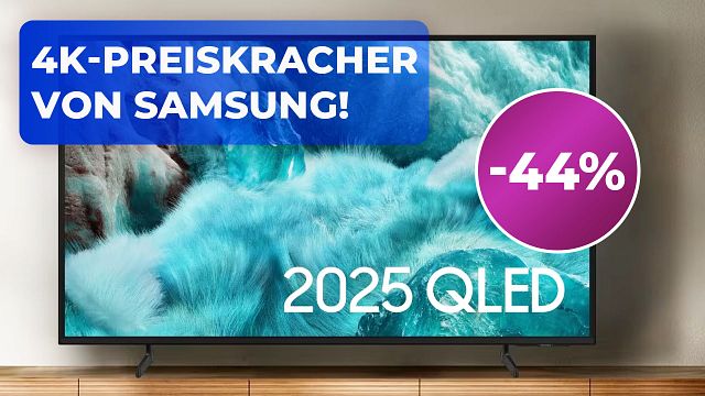 bild aus der news 4K-TV von Samsung in 55 Zoll: 44% Rabatt auf QLED-Preisbombe