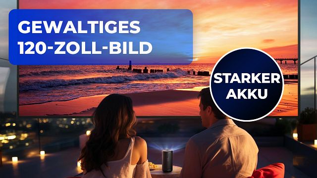 bild aus der news In diesem ungewöhnlichen Mini-Beamer steckt ein bis zu 120 Zoll großes Bild – jetzt bekommt ihr ihn fast 50 Prozent günstiger