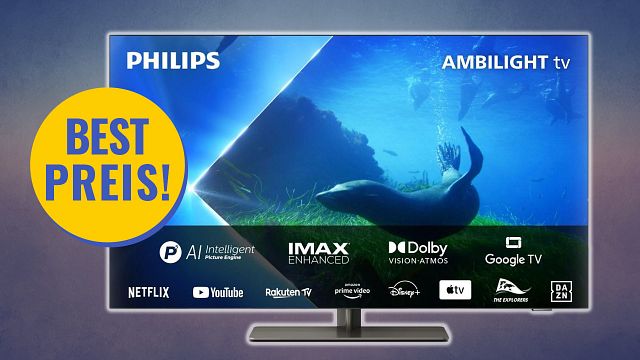bild aus der news 4K-TV mit Ambilight zum Bestpreis bei Amazon: Dieser Philips-OLED spielt in einer Liga mit LG, Samsung und Sony