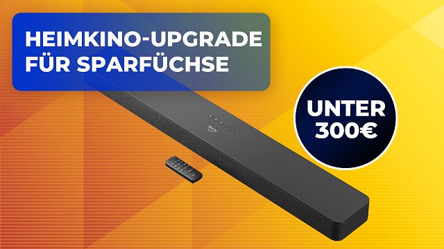 bild aus der news Amazon lässt es schon vor dem Prime Day krachen: Die hauseigene Premium-Soundbar mit Dolby Atmos bringt mächtig Druck ins Heimkino