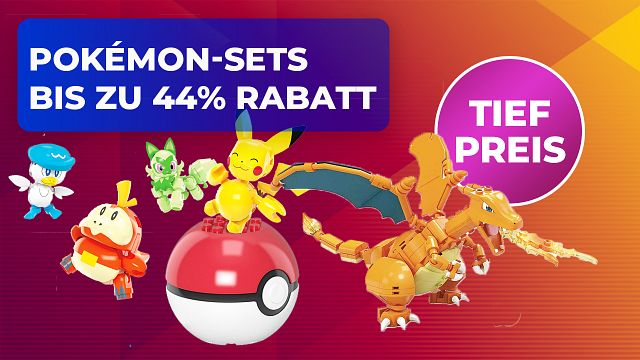 bild aus der news Pokémon-Woche bei Amazon! LEGO schnappt sie sich alle - jetzt könnt ihr euch Glurak, Pikachu und Co. noch satte 44 Prozent günstiger sichern