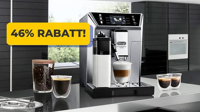 bild aus der news Kaffeevollautomat zum halben Preis: Delonghi-Maschine liefert Heißgetränke in Top-Qualität und ist günstiger, als ihr denkt