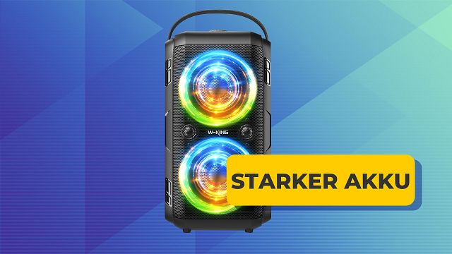 bild aus der news Mega Sound für eure nächste Party: Dieser Bluetooth-Lautsprecher mit starkem Bass ist aktuell unglaublich günstig