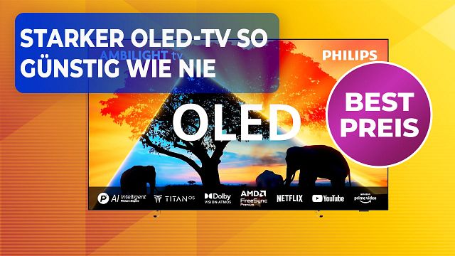 bild aus der news Philips 55 Zoll OLED TV mit Ambilight jetzt so günstig, dass selbst Dagobert Duck zuschlägt - aber ihr müsst euch beeilen!