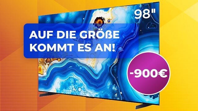 bild aus der news Kino ist zu teuer? Dieser gigantische 4K-TV mit krasser HDR-Power ersetzt jede Leinwand und ist jetzt 900 Euro günstiger