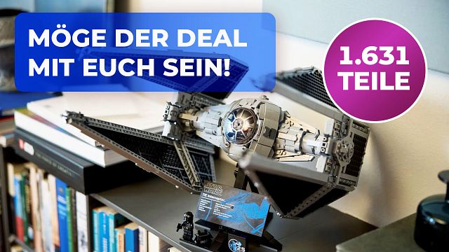 bild aus der news Krasses "Star Wars"-Raumschiff galaktisch günstig: Holt euch den legendären Tie Interceptor bei Amazon im Angebot