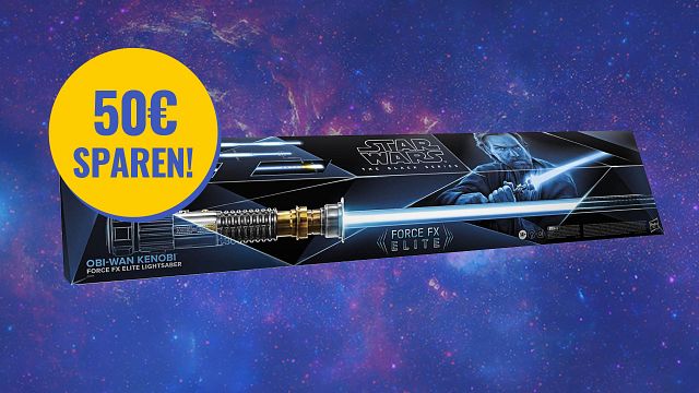 bild aus der news Machtvolles "Star Wars"-Geschenk: Dieses super realistische und ikonische Lichtschwert ist aktuell echt günstig!