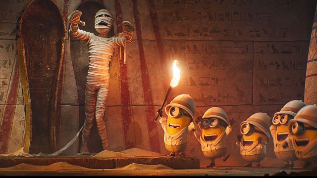 bild aus der news "Minions & Monster": So kam es zu dem Überraschungs-Auftritt von "Star Wars"-Schöpfer George Lucas