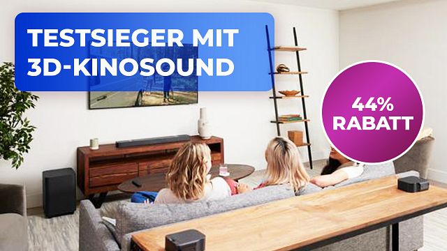 bild aus der news Soundbar-Testsieger günstig wie nie: JBL Bar 800 mit Dolby Atmos jetzt 44 Prozent reduziert schnappen