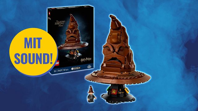 bild aus der news LEGO-Knaller für "Harry Potter"-Fans: Mit dem brandneuen Sprechenden Hut erfahrt ihr, in welches Haus ihr zieht