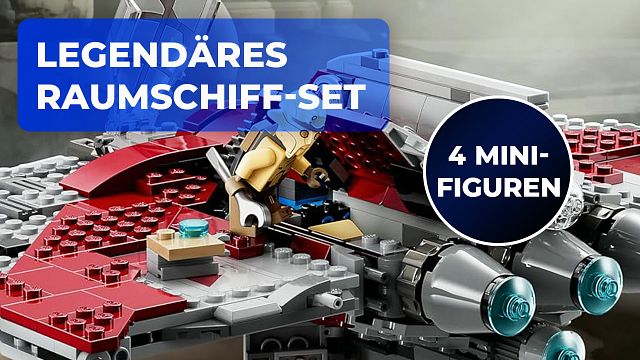 bild aus der news LEGO-Knaller für „Star Wars“-Fans: Dieses ikonische Schiff mit 4 Mini-Figuren darf in keiner Sammlung fehlen