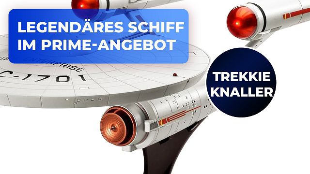 bild aus der news Dieses Modell eines legendären "Star Trek"-Raumschiffes ist irre detailliert: Trekkie-Herzen schlagen höher – und der Preis ist ein Prime-Day-Hammer!