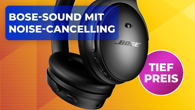 bild aus der news Bose kann mehr als nur Sound: Bluetooth-Kopfhörer überzeugen mit Noise-Cancelling zum Sparpreis