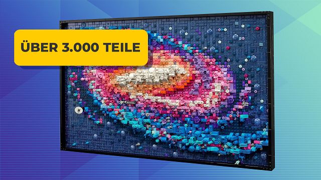 bild aus der news Bei diesem galaktischen Wandbild staunt ihr Klötzchen: So prächtig (und unfassbar günstig) ist die Milchstraße in LEGO-Form!