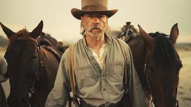 bild aus der news Im Trailer zu "Killing Faith" trifft knallharter Western auf Psychothriller – mit Stars aus "Memento" und "Independence Day"