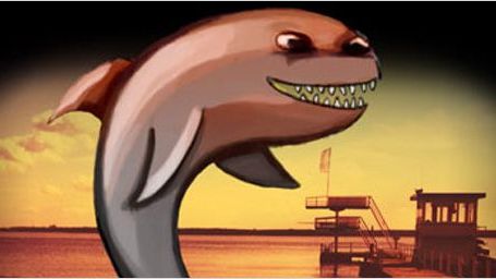 bild aus der news "Hai-Alarm am Müggelsee": Skurriler erster Teaser zur neuen Komödie von Leander Haußmann
