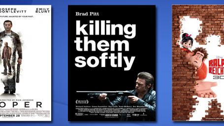 Neue Poster zu "Looper", dem Gangster-Drama "Killing Them Softly" und "Ralph reicht's"