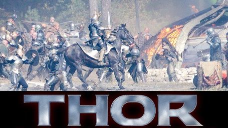 bild aus der news Chaotisches und explosives Kampfgetümmel im Setvideo zu "Thor 2: The Dark World"